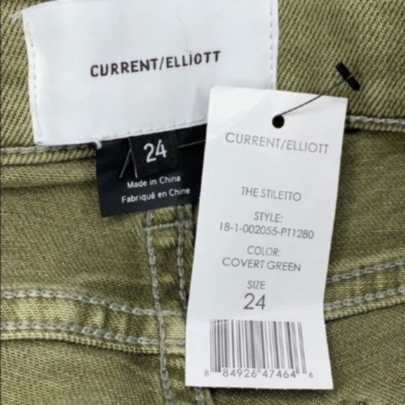 NWT. CURRENT/ELLIOTT The Stiletto Jeans - Picture 8 of 8
